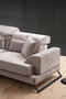 Atelier Del Sofa Frido Right (L3+Chl) Sofá Esquinero Gris Claro